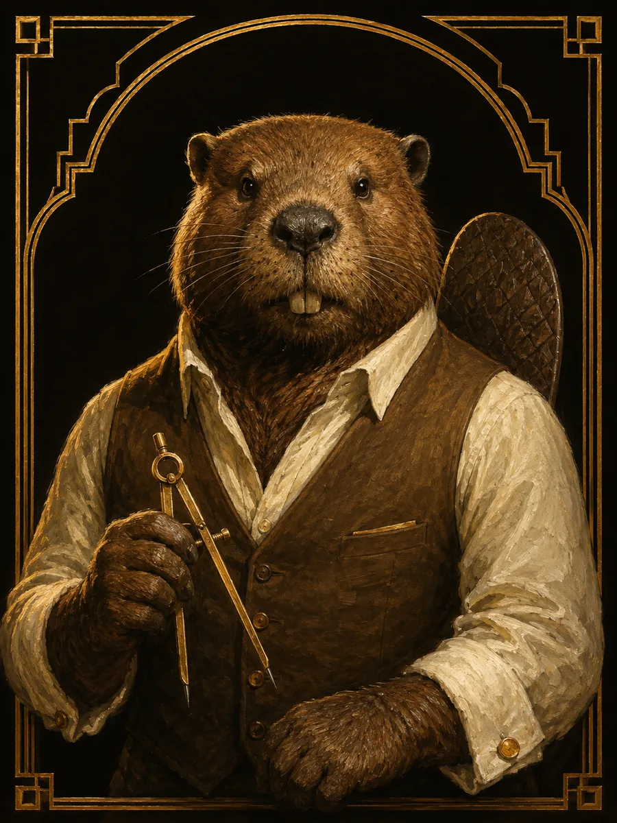 Architect &mdash; an illustrated beaver