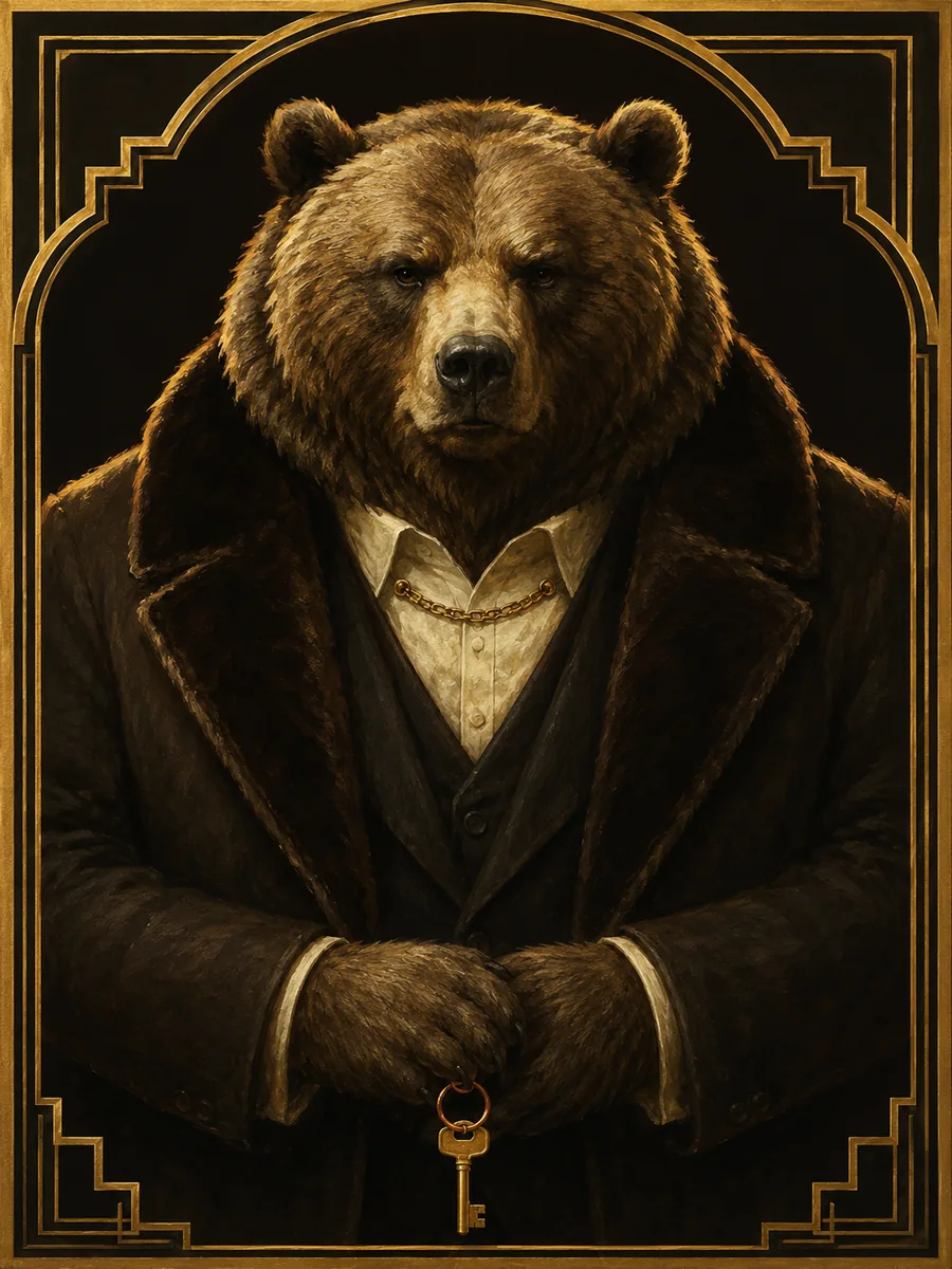 Firewall &mdash; an illustrated grizzly bear