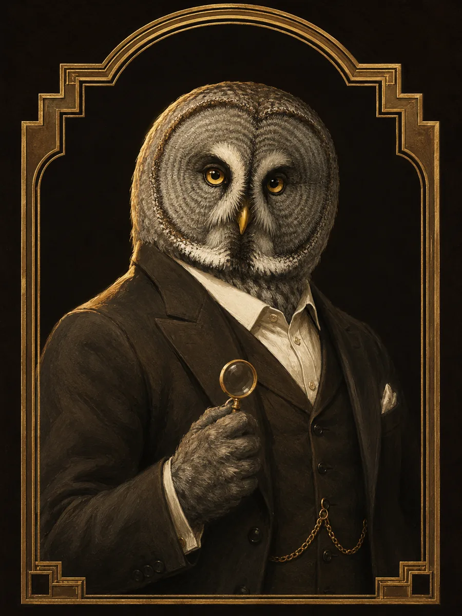 Radar &mdash; an illustrated great gray owl