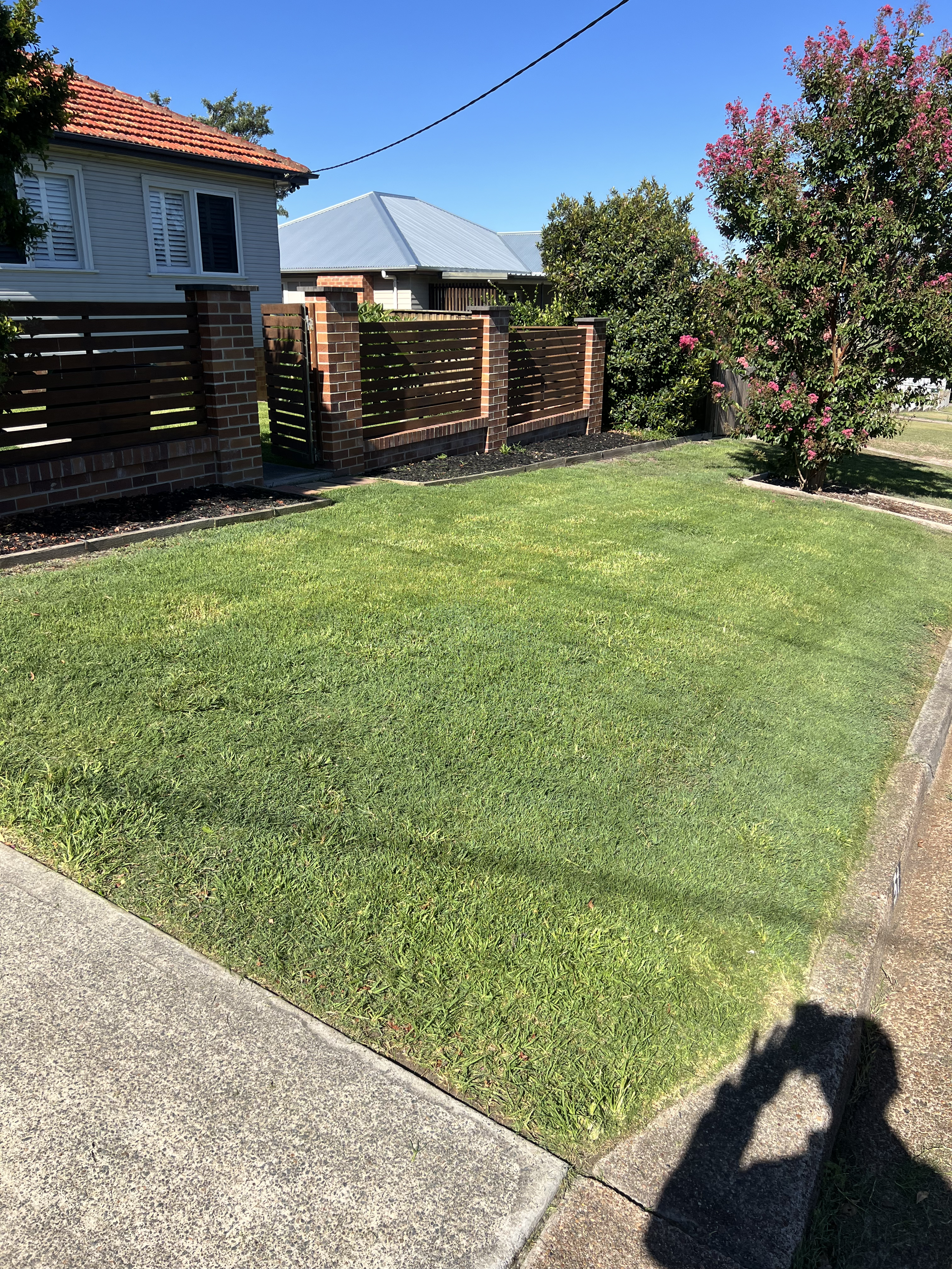 Lawn maintenance work example 2