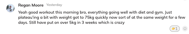 Client testimonial screenshot 5