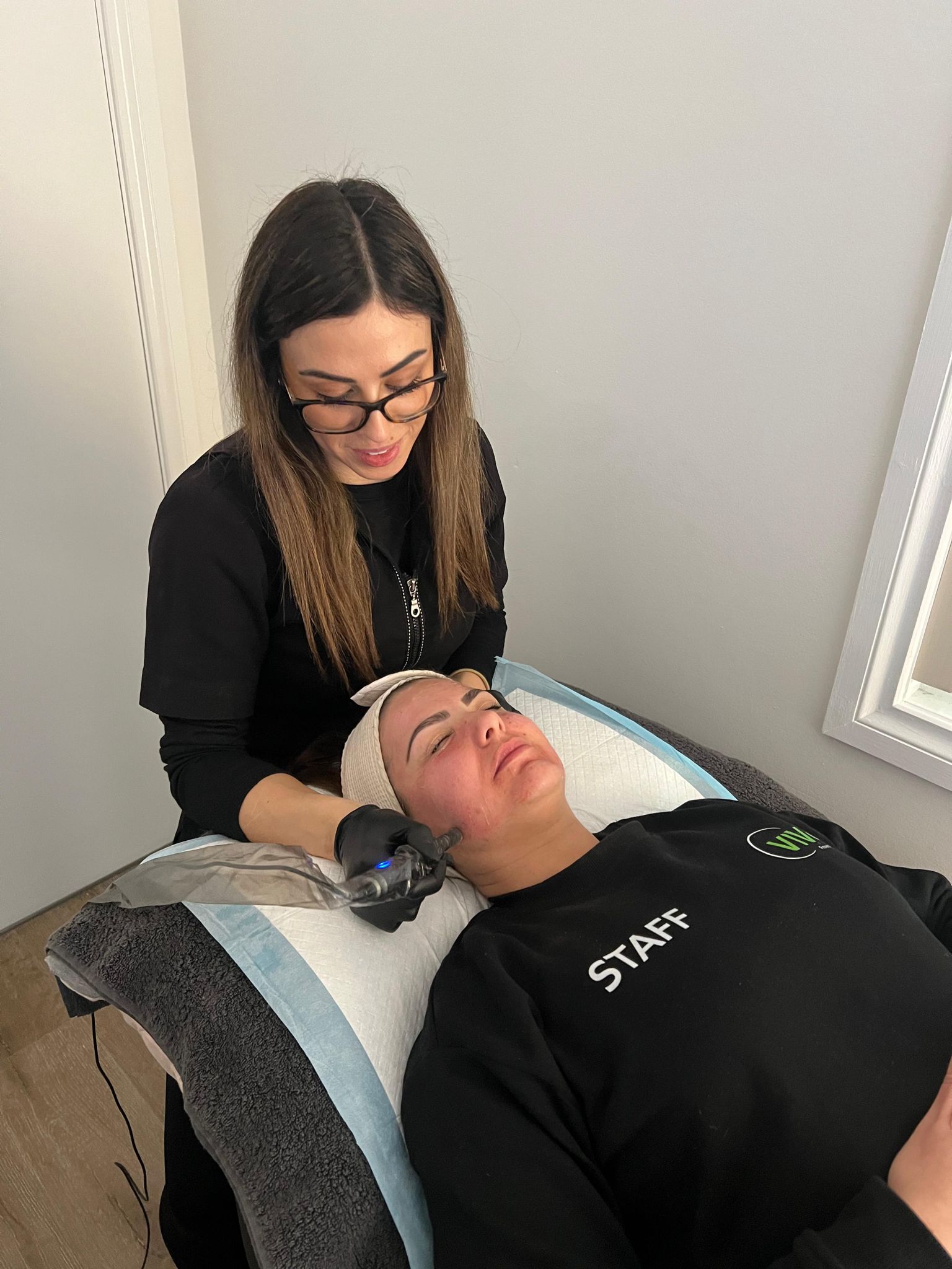 Skin needling progression