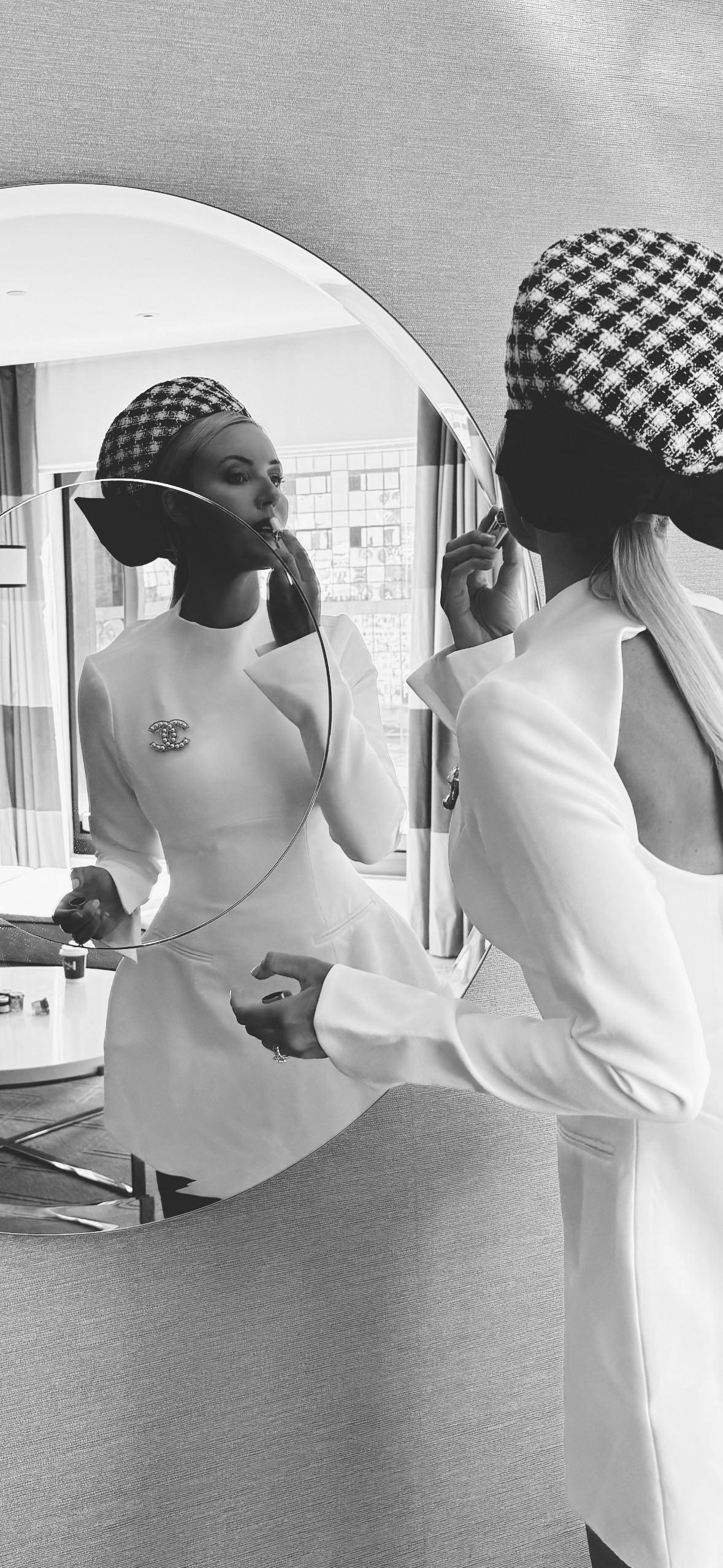 Spring racing event makeup by Brooke