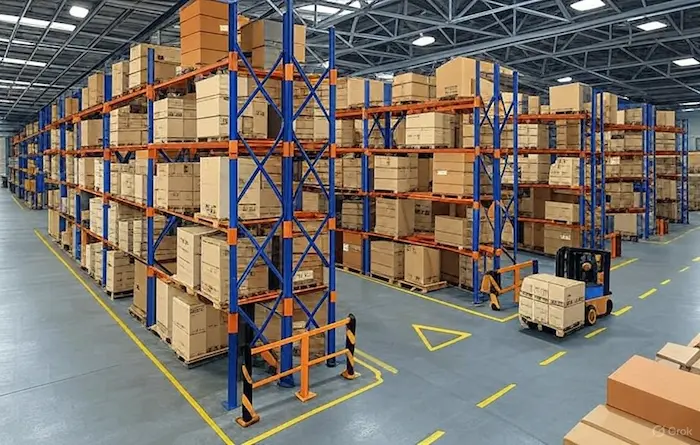 Atlanta Warehouse Line Striping