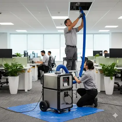 Commercial duct cleaning in Atlanta