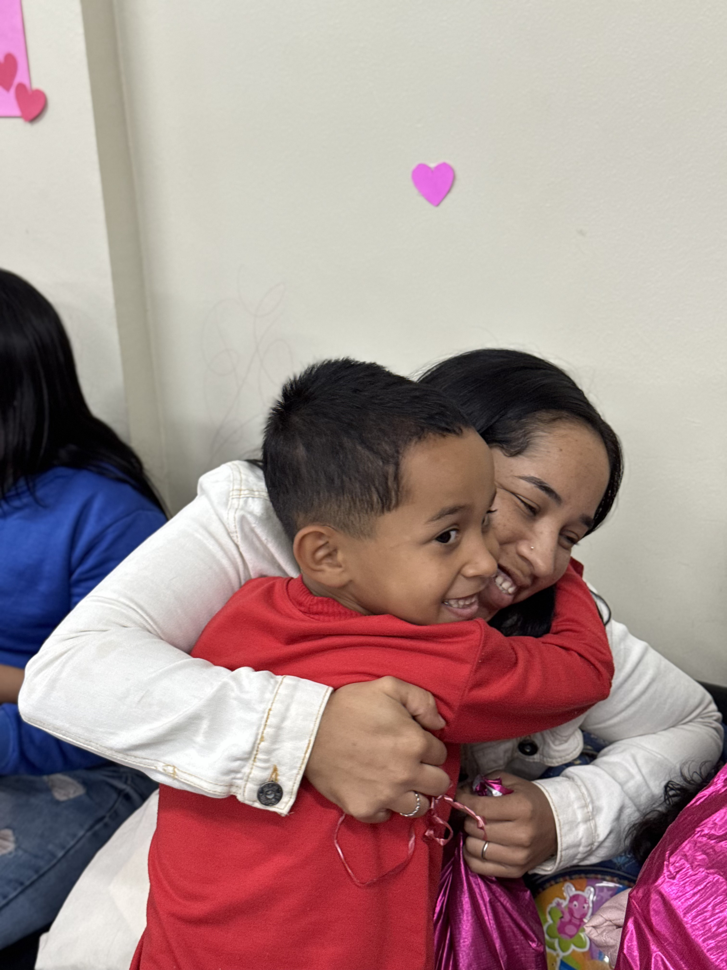 Visita da fonoaudióloga Anelise Sabbag, coordenadora no Hospital Sobrapar