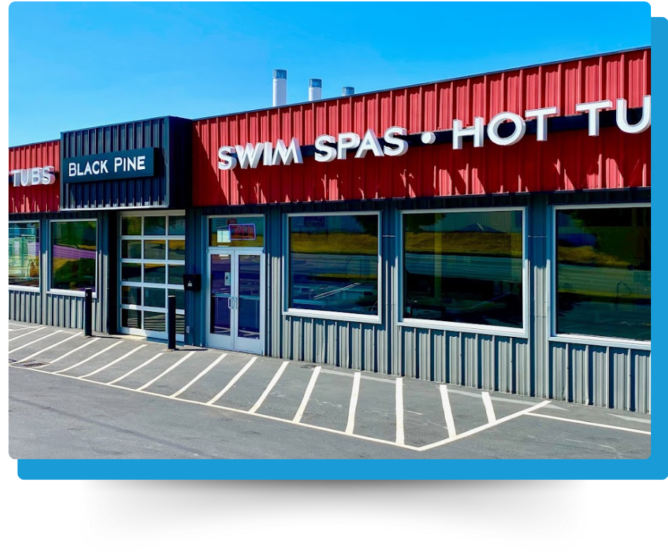 Black Pine Spas Tacoma Showroom