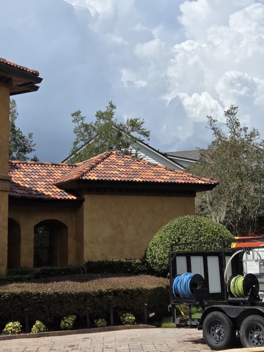 Cleaned fence refreshed by E&S Pressure Washing in Jacksonville, FL