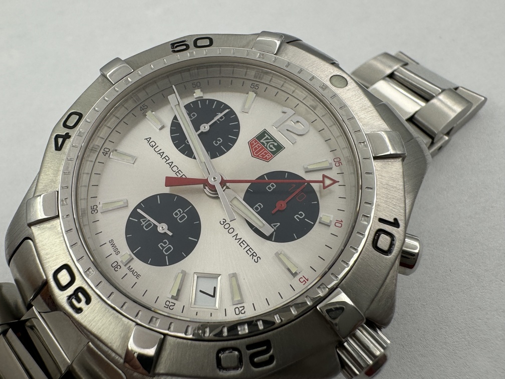 TAG HEUER CAF1111 Aquaracer Professional 300 Meters Panda Dial