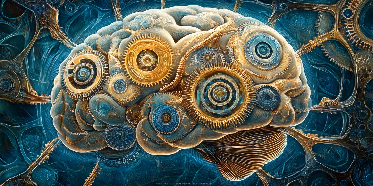 Artistic brain image symbolizing cognitive behavioral therapy and mental health growth.