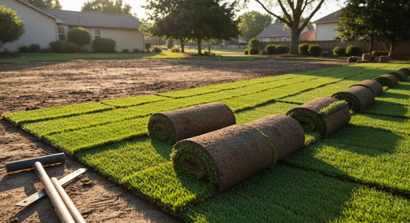 Sod installation