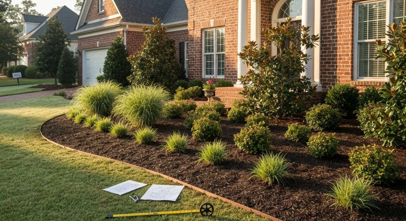 Landscape design project in Statham