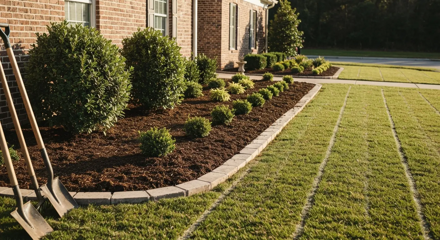 Landscape bed design and installation