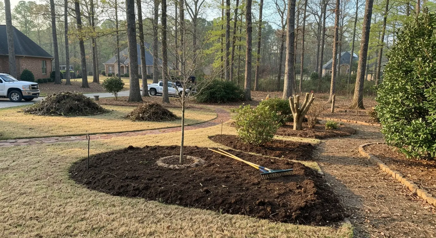 Fall and spring cleanup service