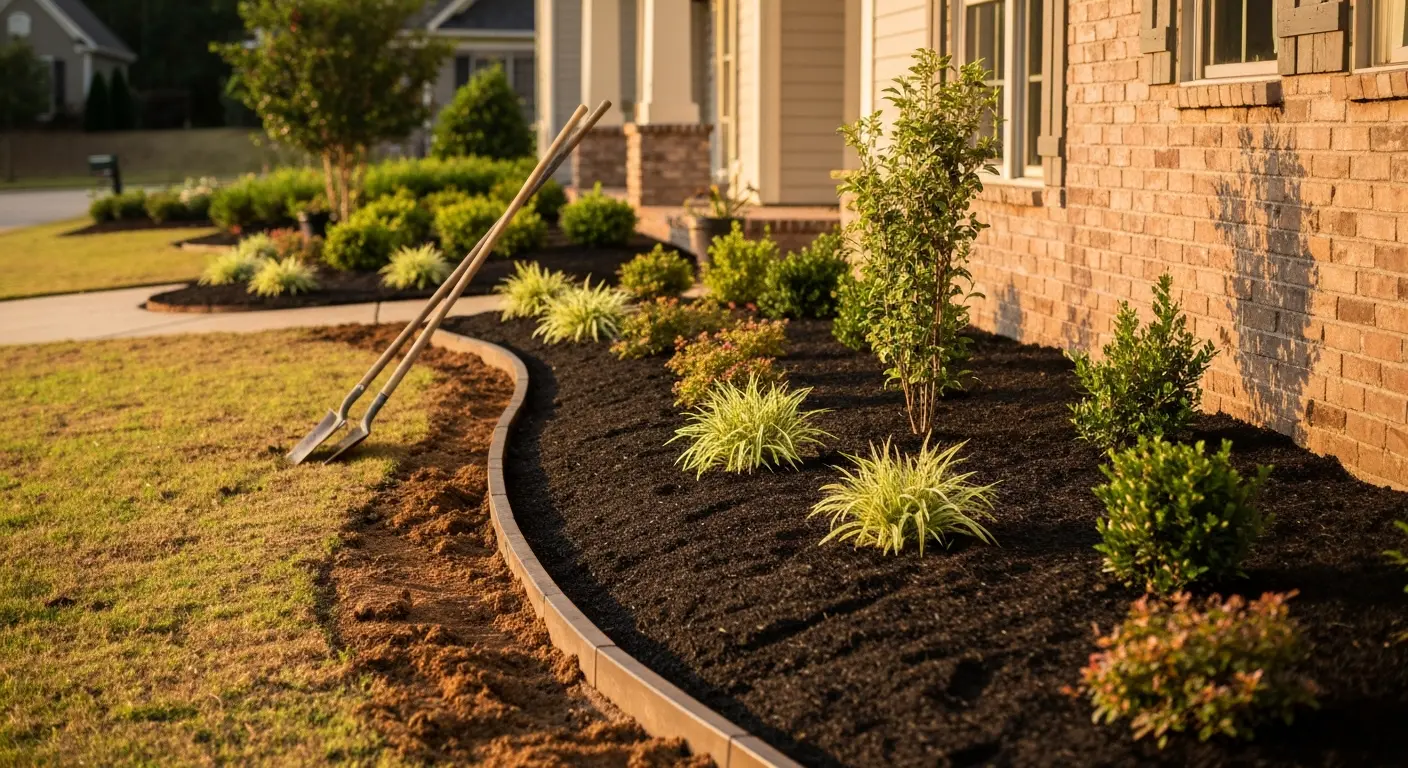 Landscaping bed design project