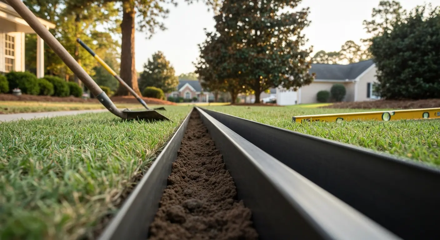 Professional bed edging