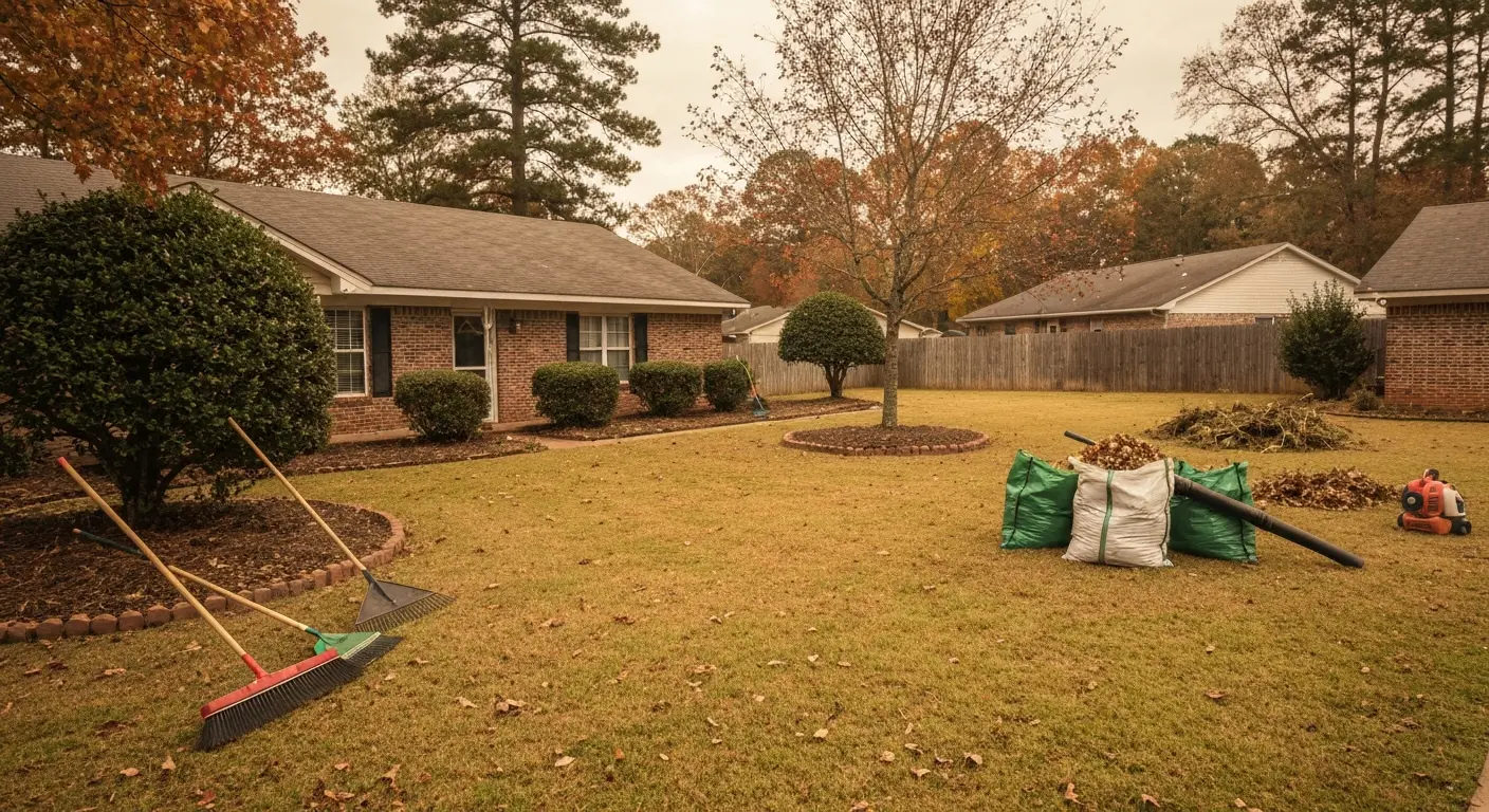 Spring and fall cleanup service