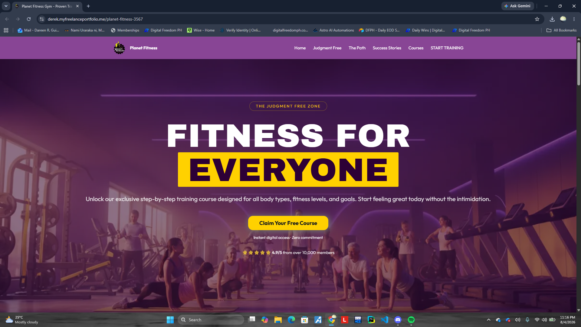 Planet Fitness Membership Funnel Thumbnail