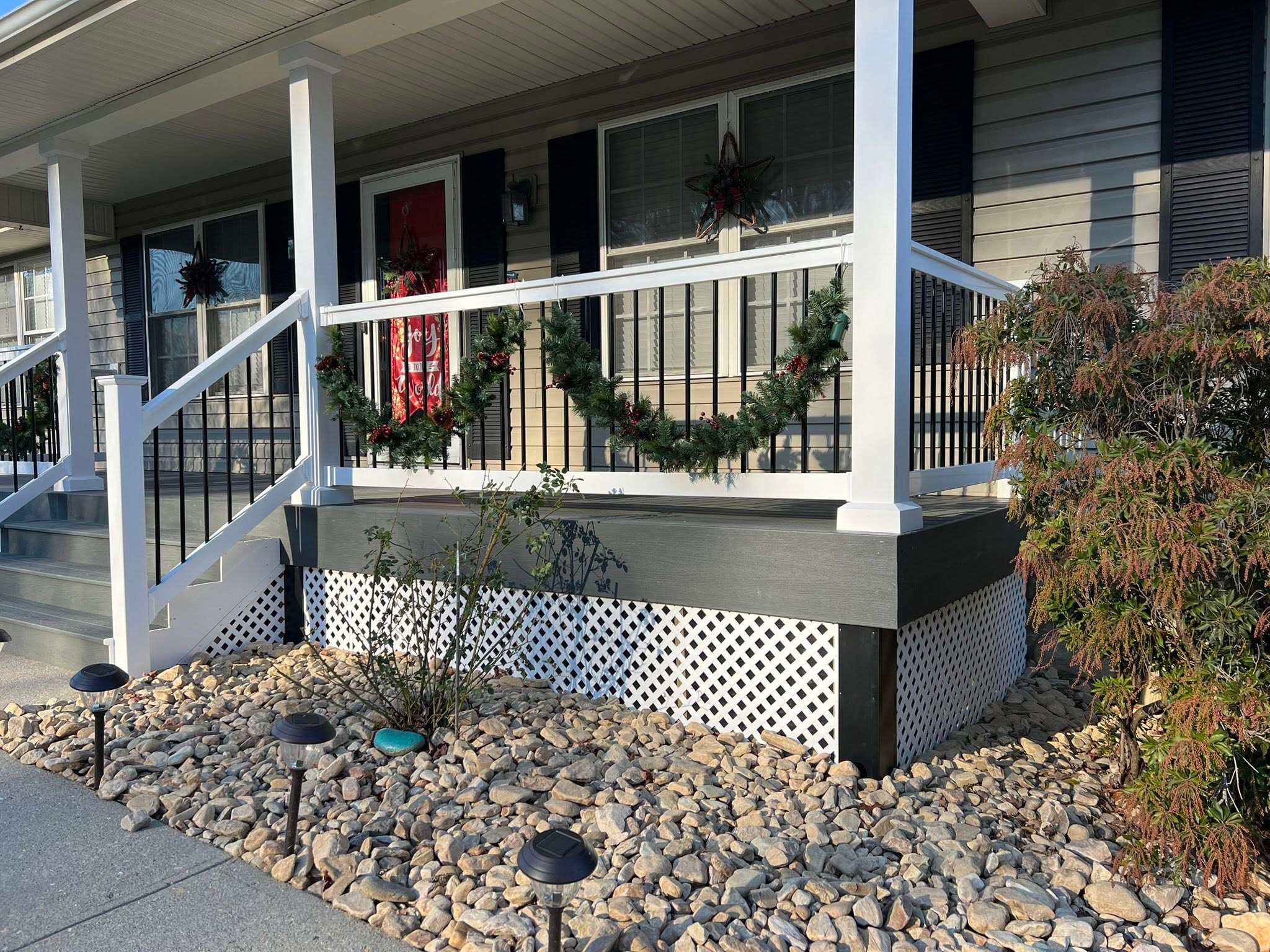 Renovated residential porch