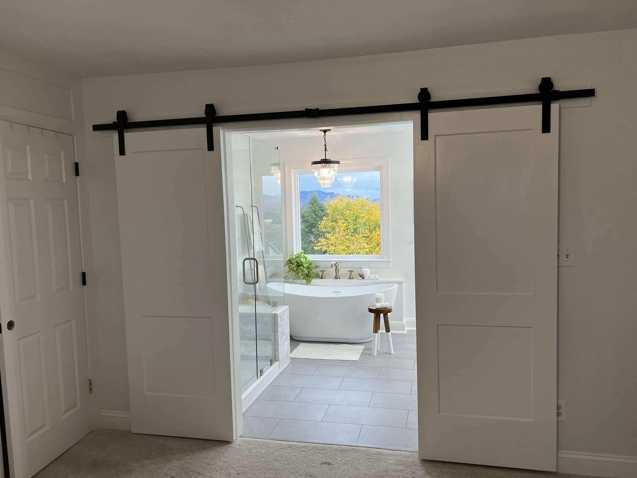 Renovated primary suite interior
