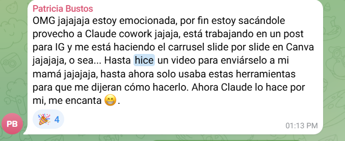 Testimonio de un miembro de la comunidad DINERO