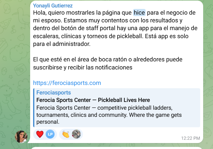 Testimonio de un miembro de la comunidad DINERO