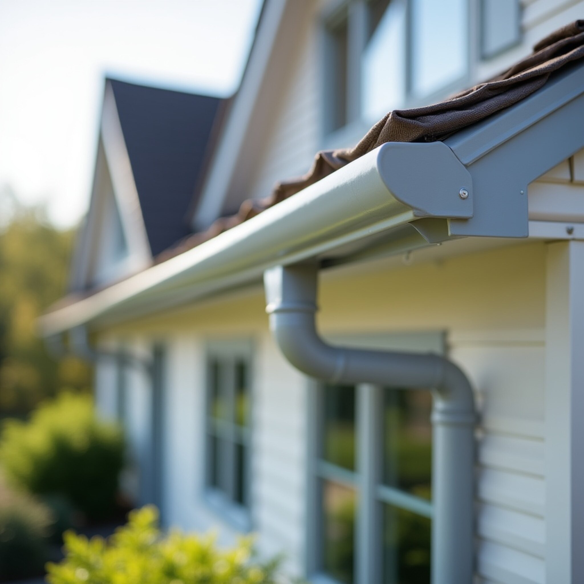 Seamless gutter installation