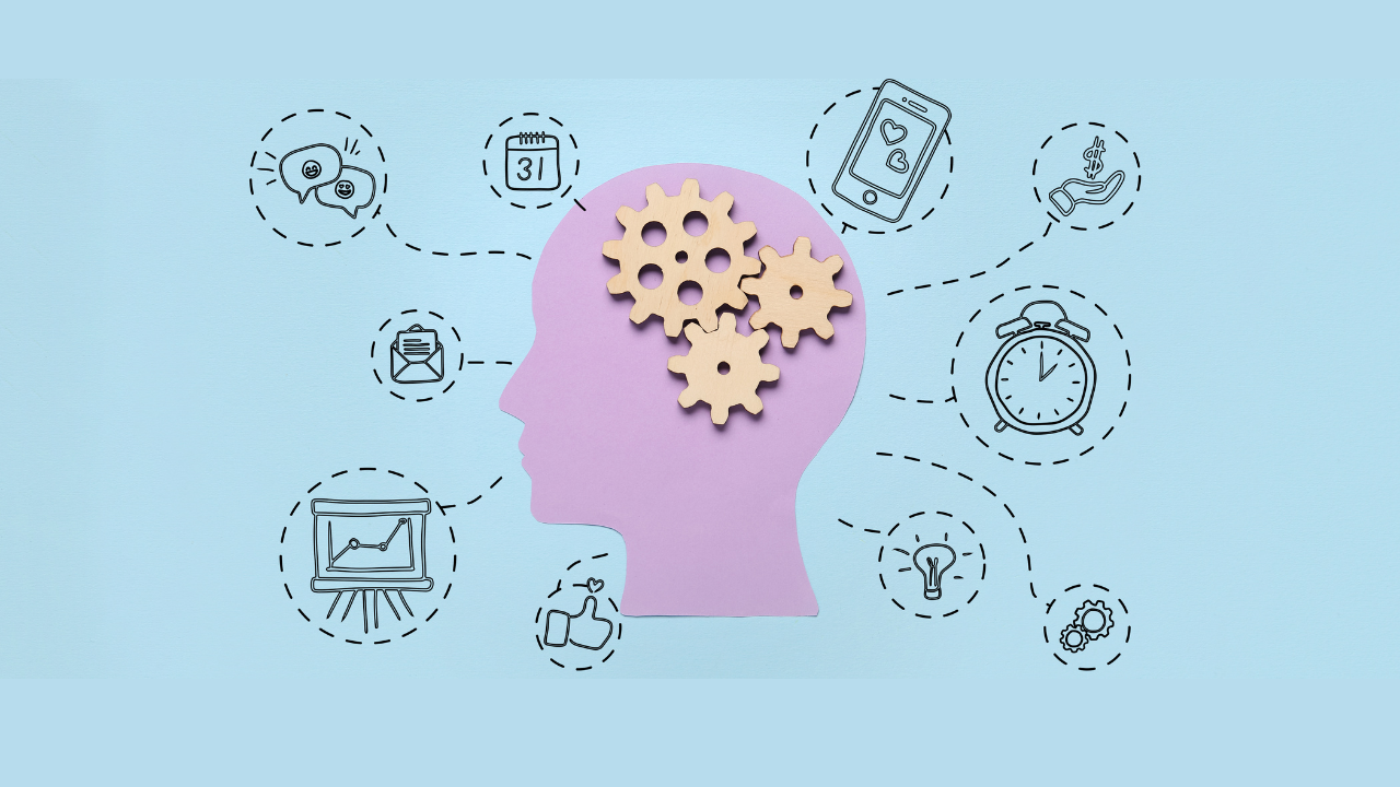 Représentation visuelle d'un algorithme de réseaux sociaux avec des connexions numériques lumineuses