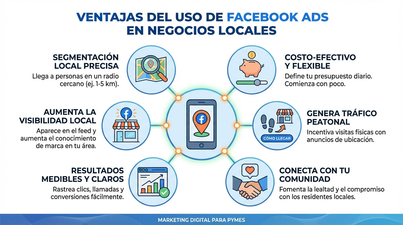 Ventajas de usar Facebook Ads en negocios locales