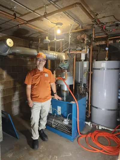 Plumbing inspection with a camera