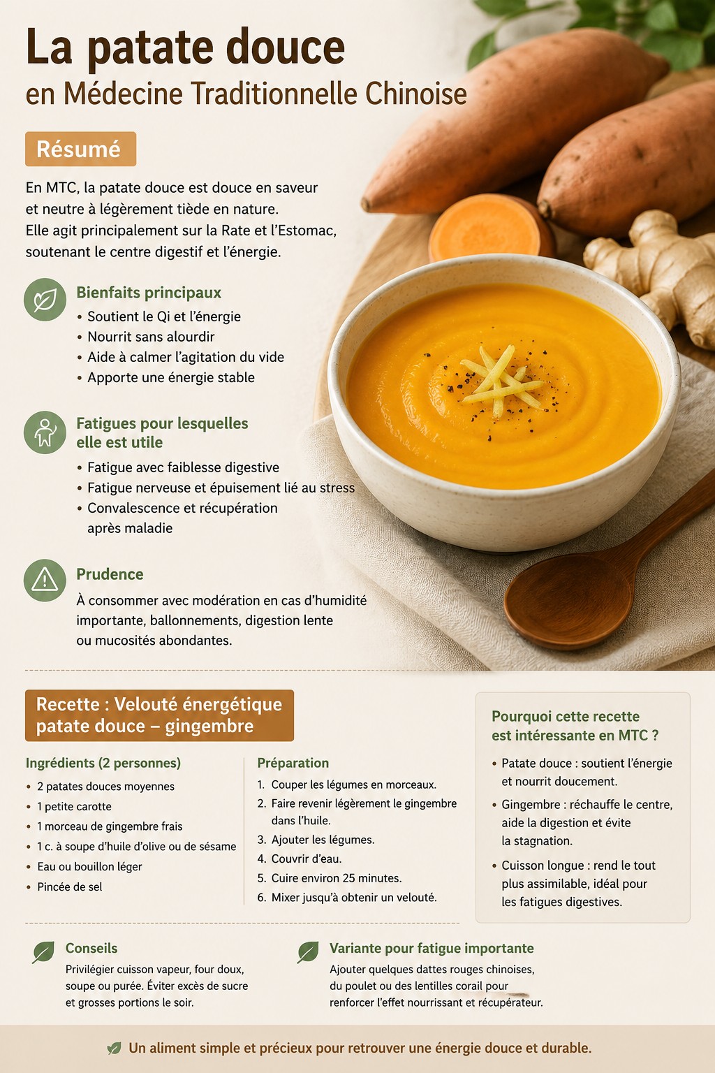 recette patate douce