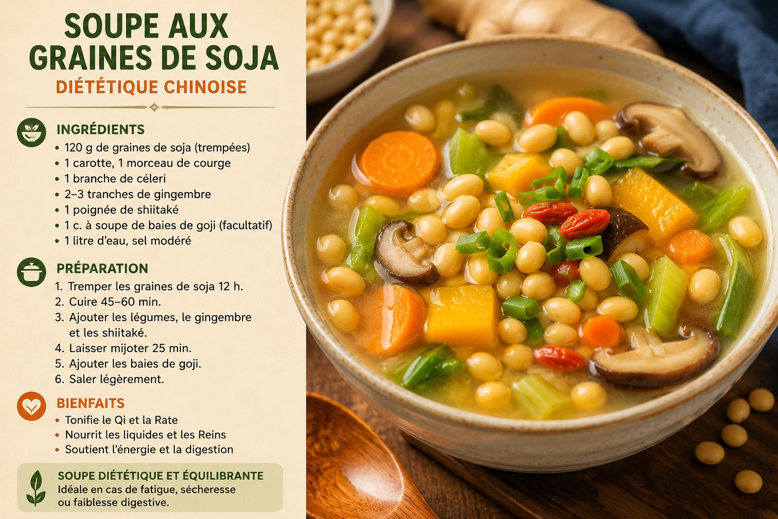 Soupe soja 