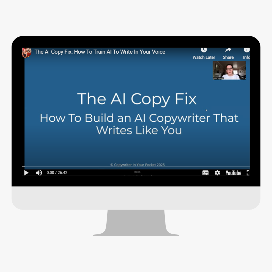 The AI Copy Fix: How To Train AI To Write In Your Voice