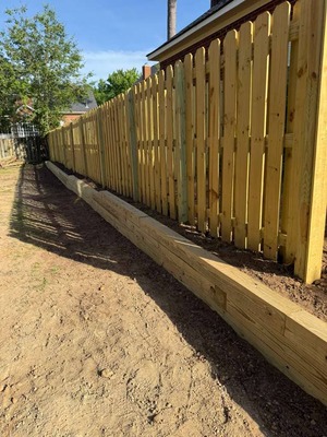Wood Fence in Augusta