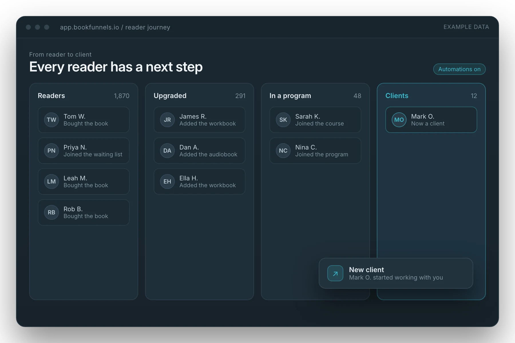 Illustration of inconsistent client flow