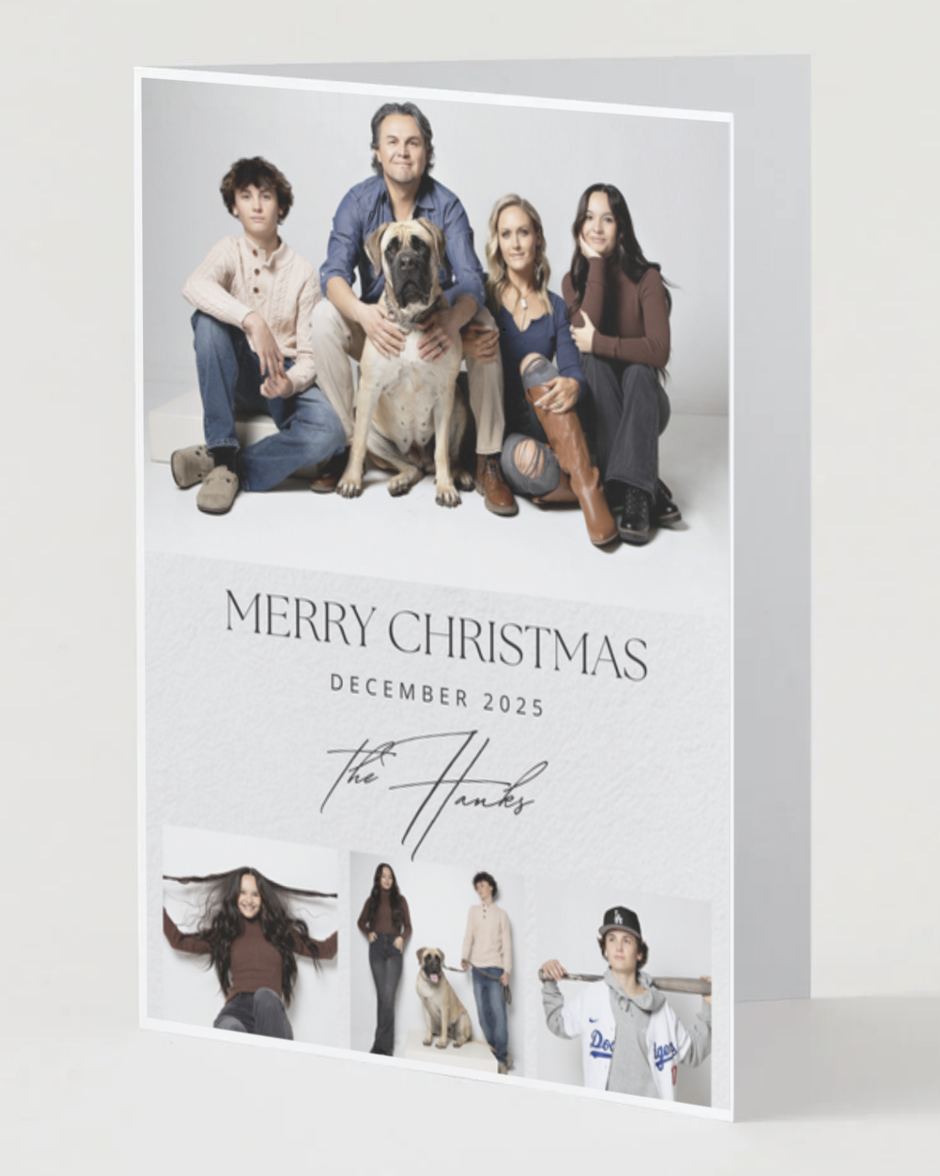 Holiday family portrait session