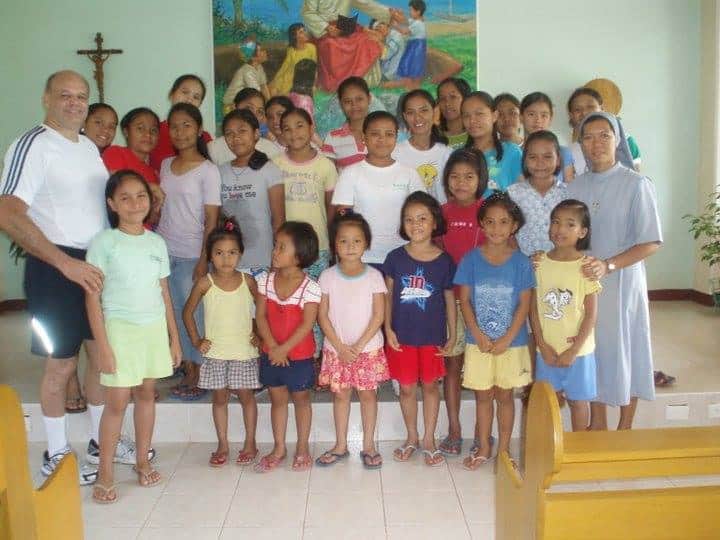 Ed at the Catholic Girl’s Orphanage in Valencia, Philippines