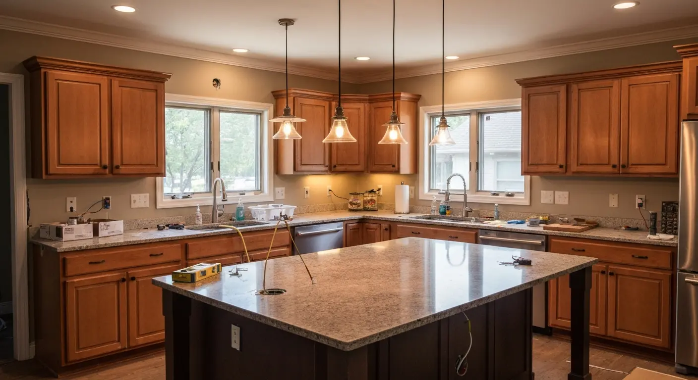 Kitchen lighting fixture