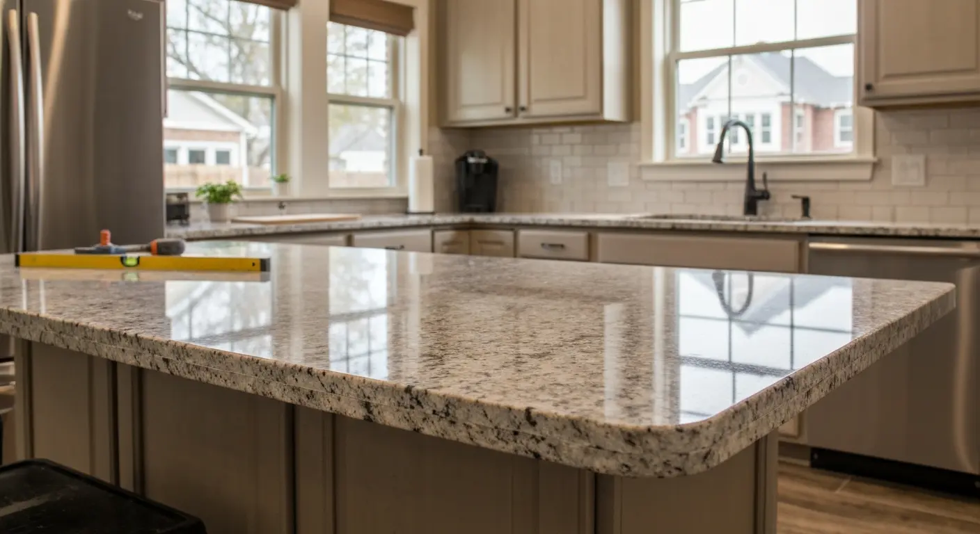 Granite and quartz countertop installation