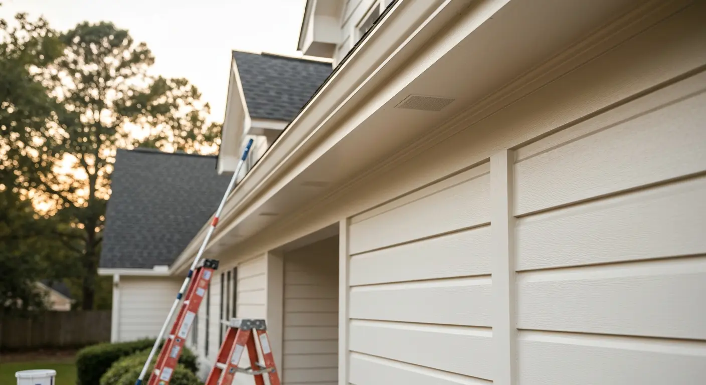 Exterior house painting service