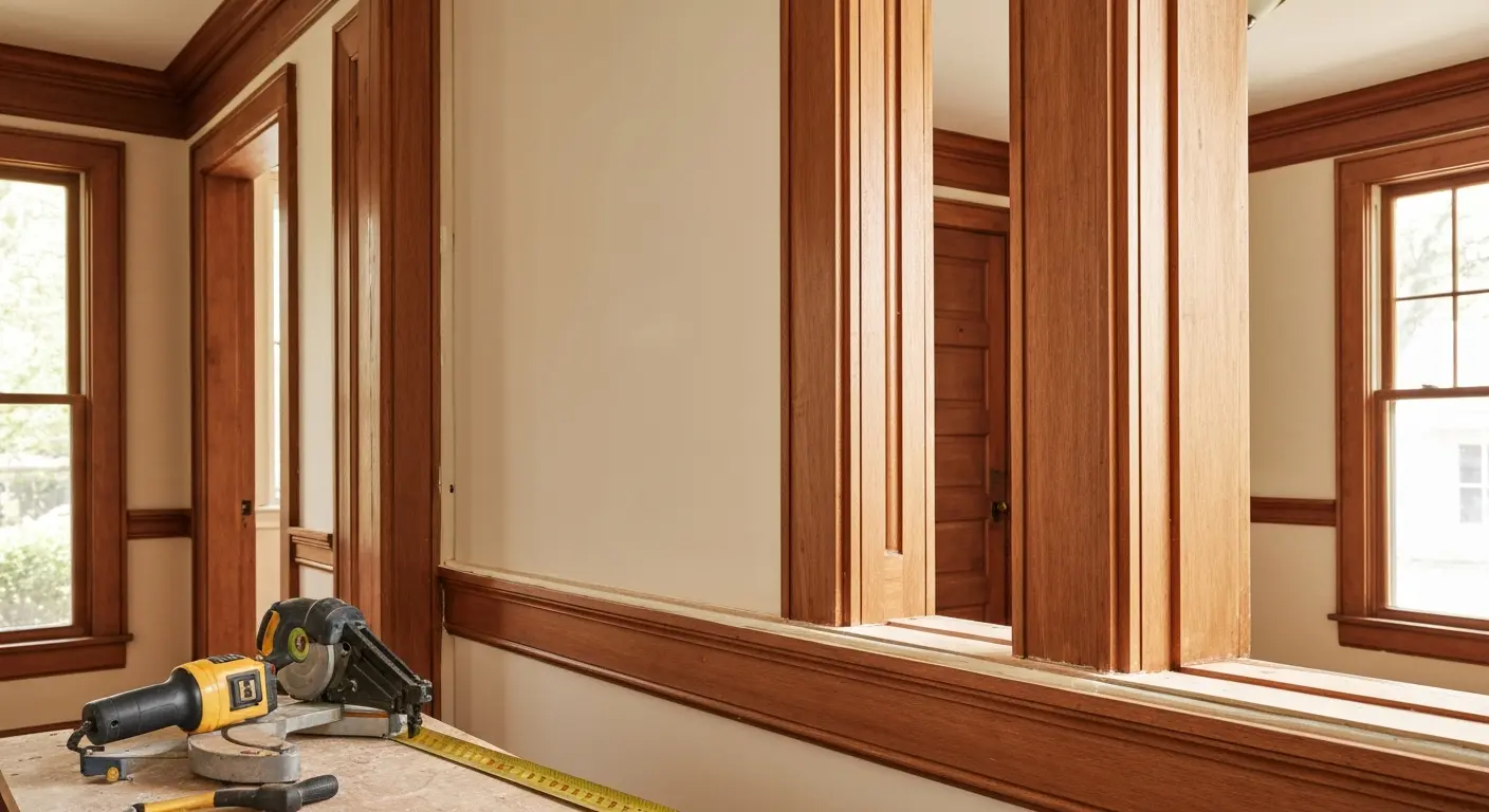 Interior carpentry and trim work