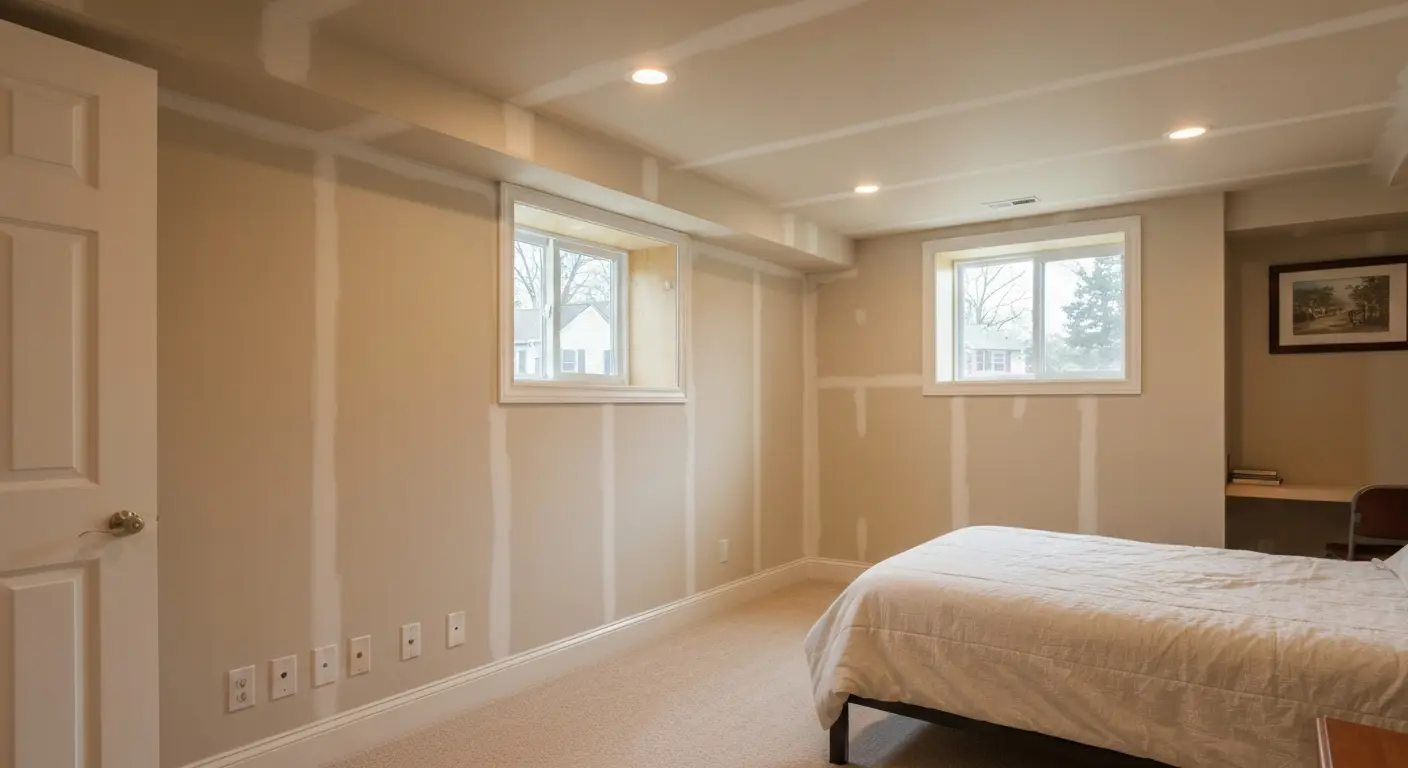 Basement bedroom conversion
