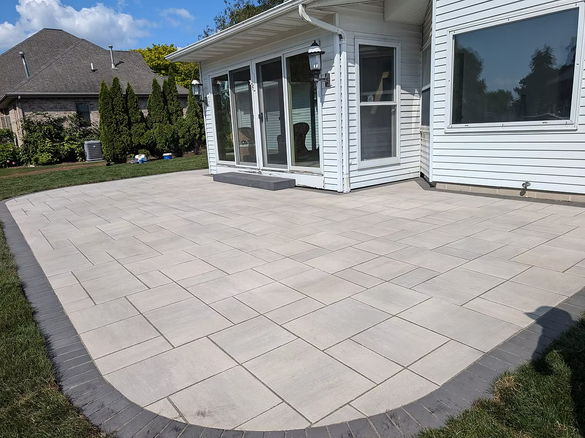 Expansive Paver Patio Installation