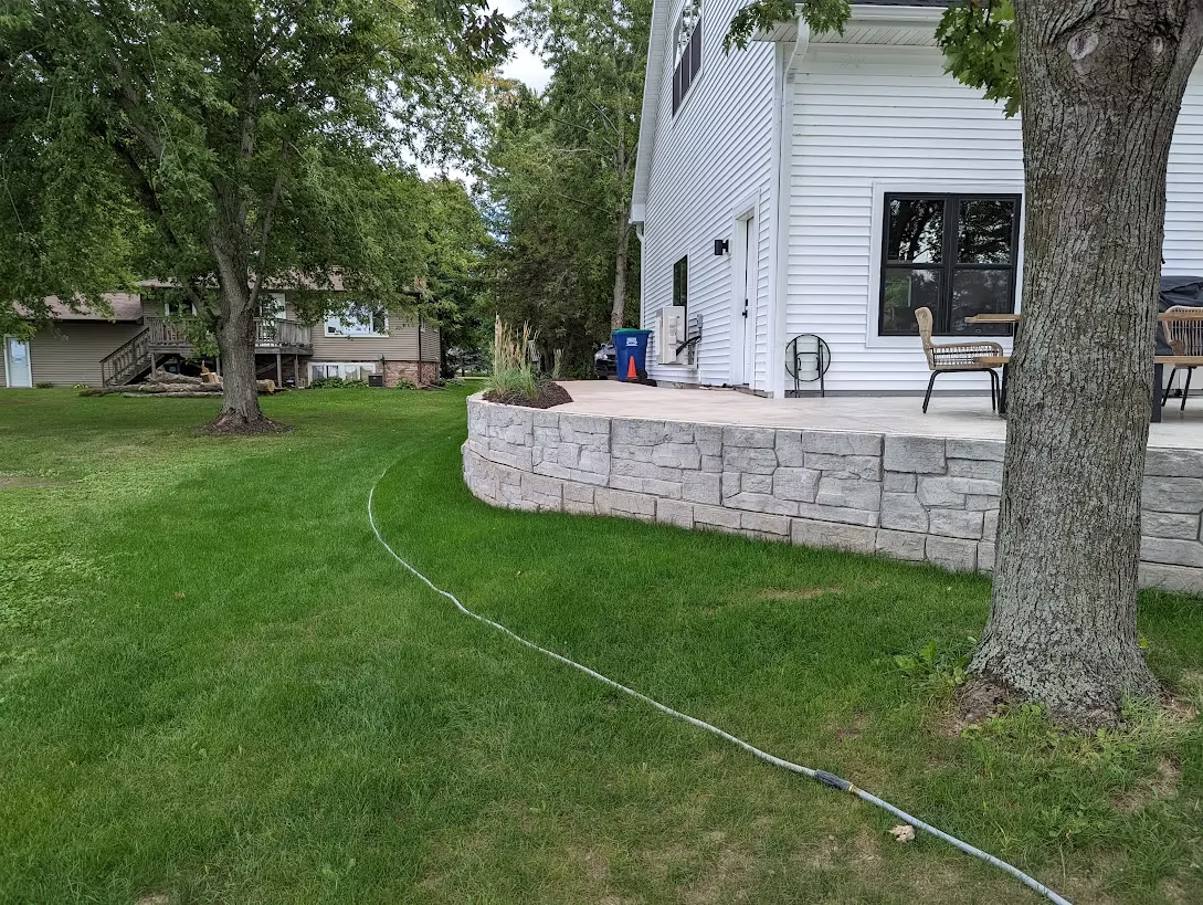 Completed premium sod lawn