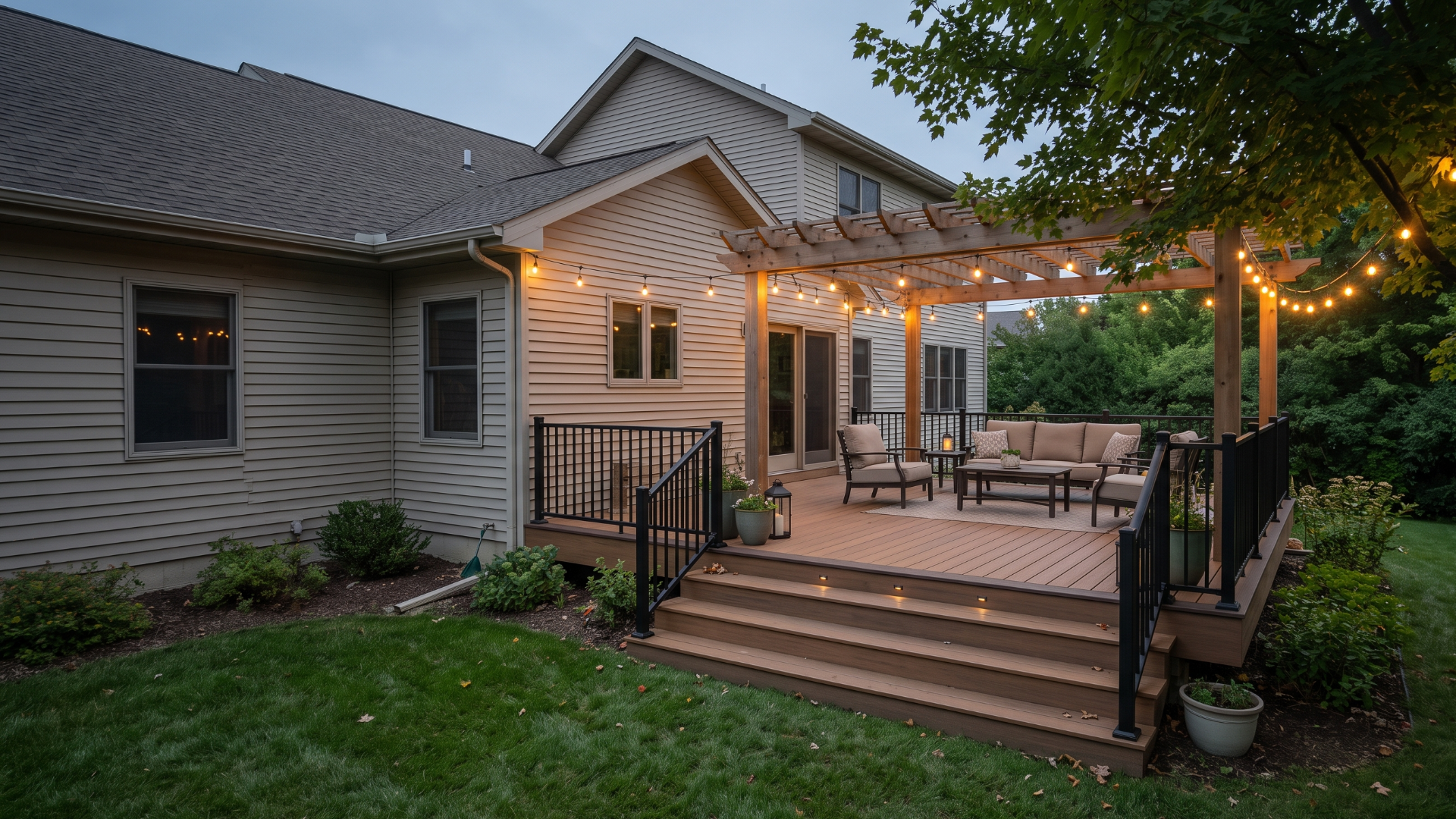 Detailed deck view