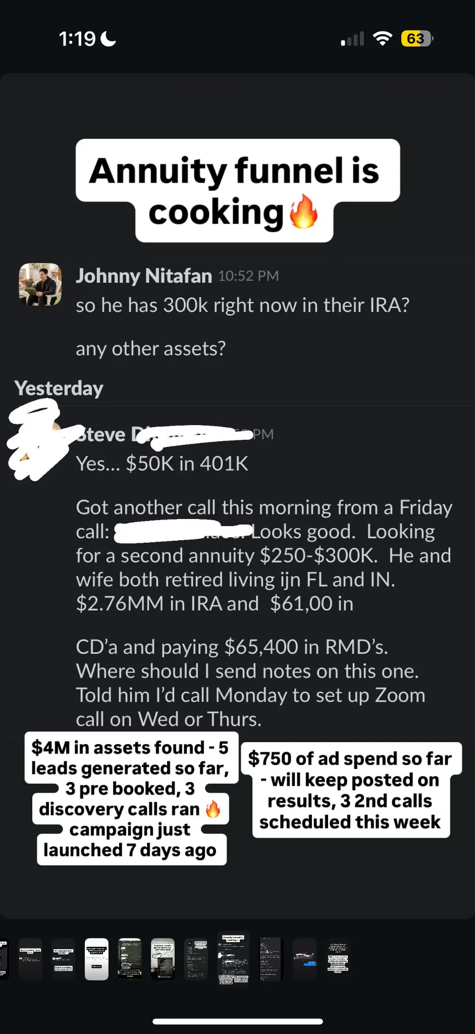 $4M in assets found in 7 days