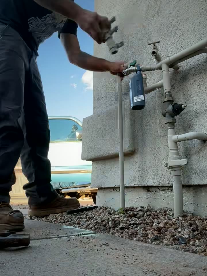 Real Chokehold Plumbing project serving Phoenix, Arizona