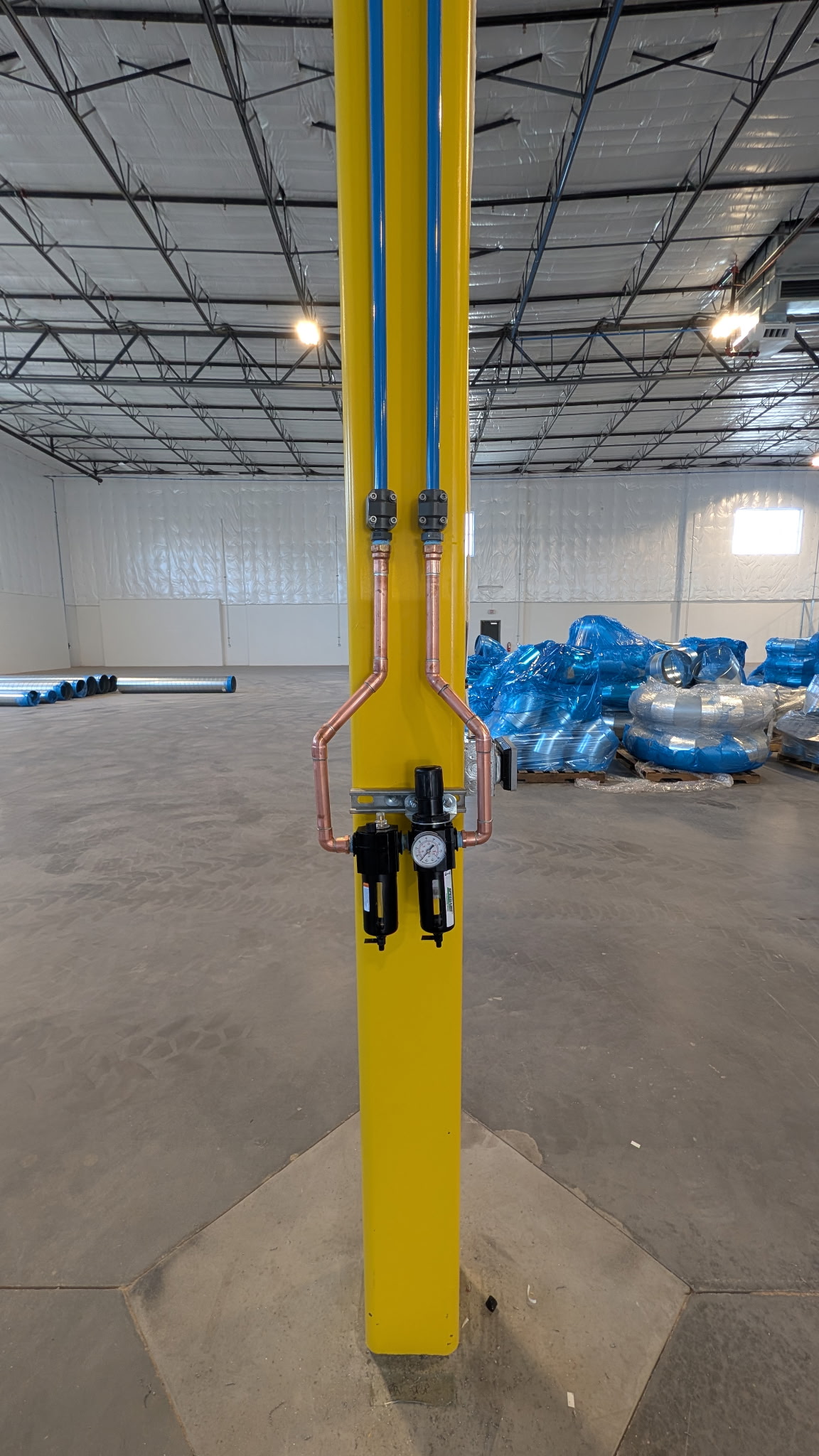 Air-line drops and regulators by Chokehold Plumbing