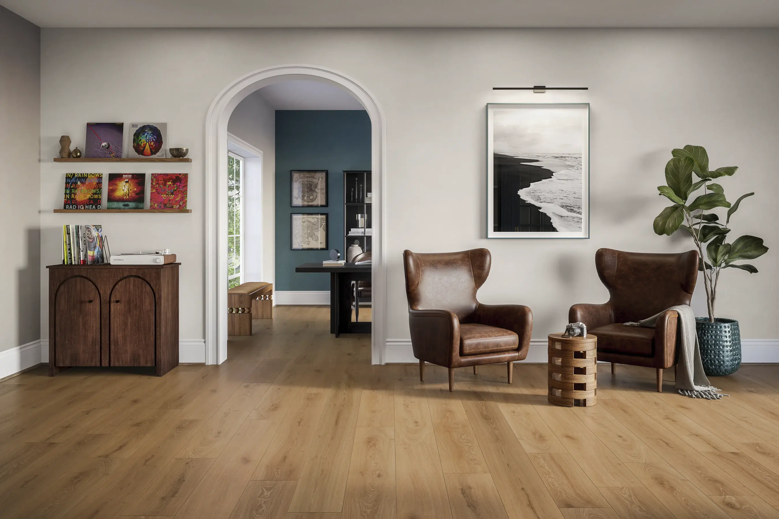 COREtec Autumn Oak luxury vinyl plank flooring