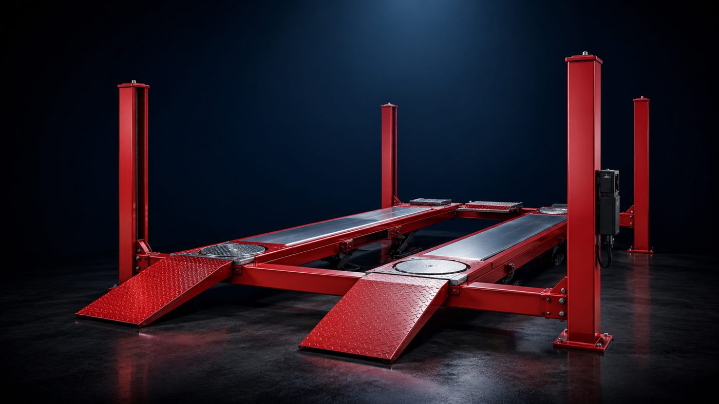 Wheel alignment in Dallas, TX at ChekoSZ AutoService, performed with Hunter alignment equipment